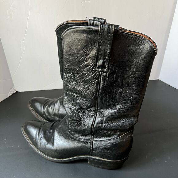 Vintage Justin Black Vintage Roper Boots M 7.5| W 9-9.5 | E 41